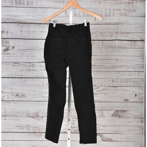 Zara Basic Woven Embossed Faux Snake Skin Skinny Pant Zip Ankle Size XS - Picture 2 of 4